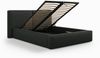 Micadoni Bett Jodie Boucle Baloo Schwarz 180x200 Bild 5