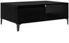 vidaXL Couchtisch Schwarz Eichen-Optik 90 x 60 x 35 cm Holzwerkstoff 875118 Bild 2