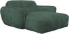 TRENDMANUFAKTUR Chaiselongue Be Fluffy, mit Rundumbezug, Loveseat mit moderner breiter Kedernaht, mit softem Sitzkomfort, in hochwertigem Breitcord mit weicher Haptik Bild 4
