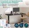 ALBATROS UP30 Gestell für Schreibtisch Höhenverstellbar Elektrisch mit Motor, schwarz - Stufenlos Höhenverstellbares Schreibtischgestell / Tischgestell, Farbe:Schwarz Bild 5