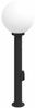 vidaXL Pollerleuchte mit Sensor und Steckdose 80 cm Schwarz IP44 4006123 Bild 4