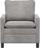 vidaXL Sofa Hellgrau 76 x 81 x 87,5 cm Samt 42028755 Bild 3