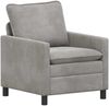 vidaXL Sofa Hellgrau 76 x 81 x 87,5 cm Samt 42028755 Bild 2