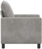 vidaXL Sofa Hellgrau 76 x 81 x 87,5 cm Samt 42028755 Bild 4