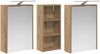 vidaXL Badezimmerschrank-Set 3 pcs 116 x 16 x 62,5 cm Holzwerkstoff 3403823 Bild 5