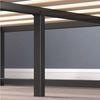 ZINUS Joseph 25 cm Metallrahmenbett | Lattenrost | Holzlattenunterstützung | Stauraum unter dem Bett | 180x200 cm | Schwarz Bild 3
