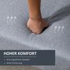HOMCOM Schlafsofa mit Schlaffunktion, Verstellbare Rückenlehne, Schlafcouch 1 Teile, mit Holzbeine für Wohnzimmer, Gästezimmer, 173 x 75 x 73 cm, Grau Bild 3