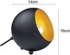 Tischleuchte in schwarz gold für Ihr Schlafzimmer BILLY Bild 4