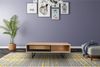 Couchtisch aus MDF mit Eiche-Dekor und Metall Natur 110x55 cm Bild 4