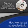 belviona 3-in-1 Klappmatratze, faltbares Gästebett mit waschbarem Bezug & Seitentaschen, platzsparend als Sitzwürfel nutzbar Bild 4