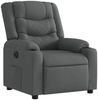 vidaXL Relaxsessel Elektrisch Dunkelgrau Stoff 3206568 Bild 5