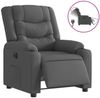 vidaXL Relaxsessel Elektrisch Dunkelgrau Stoff 3206568 Bild 2