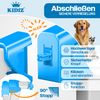 KIDIZ® Schutzgitter für Treppen | Tür, Auto Close Kindertreppengitter ohne Bohren | 90° Stop, Absperr Türschutzgitter, schwenkbare Trennwand, Treppenschutzgitter, Klemmen 88 - 101 cm WEISS Bild 3