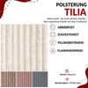 Polsterbett mit Lattenrost, Doppelbett Bettkasten, Bettgestell mit Gasdruckfeder Multipocket Matratze Härtegrad H3/H4 - CAELA CLASSIC - 140 x 200 cm - Grau Cord - ELORI LUX Bild 5