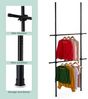 Relaxdays Garderobensystem Teleskop 165–300 cm Bild 5