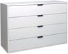 Kommode Erna 119x45x87 Kreidegrau matt Lack 14721 Bild 2
