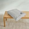 s.Oliver 'Oro' Wohndecke, flauschig, warm & waschbar, Polyester hellgrau, 150x200 cm Bild 3