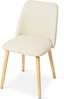 GOEURVANT 421 Esszimmerstühle 6er-Set, Webstoff - Beige Bild 5
