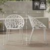 CLP 2er Set Gartenstühle Hope mit Lehne stapelbar wetterfest UV-beständig bis 150 kg,weiß Bild 2