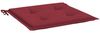 vidaXL Gartenstuhl-Kissen 4 Stk. Weinrot 50x50x4 cm Oxford-Gewebe 314057 Bild 4