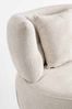 Sessel Gonnie aus Chenille-Stoff, modern drehbar, Beige, gepolstert für entspanntes Sitzen Bild 5