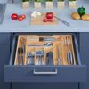 Relaxdays Ausziehbarer Besteckkasten aus Bambus Bild 4