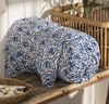 Ib Laursen - Decke Quilt Tagesdecke Überwurf 170x130cm Muster Blau Weiß 19203-37 Bild 2
