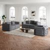 Modular Sofa Einzelsitz Schlafsofa 2-in-1 mit Armlehnen-Ablagefach, Stahlrahmen, rutschfest, flexibel kombinierbar Bild 5
