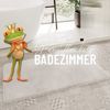 Homie Living Badematte Porto Azzurro, Höhe 30 mm, rutschhemmend beschichtet, fußbodenheizungsgeeignet, schnell trocknend, Polyester, rechteckig, Badteppich, uni, rechteckig & rund, waschbar, Badezimmerteppich Bild 3
