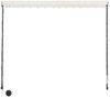 vidaXL Einziehbare Markise mit LED 350×150 cm Creme 145926 Bild 5