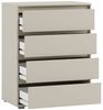 Kommode Ivana / Ikarus, Holzwerkstoff, Beige, Braun, 80 x 103 x 48 cm Bild 3