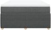 vidaXL Boxspringbett mit Matratze Dunkelgrau 140x200 cm Stoff 3285575 Bild 4