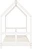 vidaXL Kinderbett Weiß 80x160 cm Massivholz Kiefer 835725 Bild 5