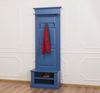 Schmale Landhausstil Garderobe Königsblau Bild 3