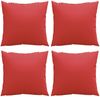 vidaXL Sofakissen 4 Stk. Rot 50x50 cm Stoff 360387 Bild 4