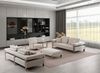 Sitzgruppe/Sofa Set - Wohnzimmergarnitur "Sunflower" 3+3+1-mit Hocker Beige Bild 2