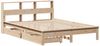 vidaXL Massivholzbett mit Regal ohne Matratze 120x190 cm Kiefer 3309827 Bild 3