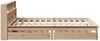 vidaXL Massivholzbett mit Regal ohne Matratze 120x190 cm Kiefer 3309827 Bild 5