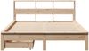 vidaXL Massivholzbett mit Regal ohne Matratze 120x190 cm Kiefer 3309827 Bild 4