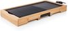 Elektro Tischgrill XL Bambus & Grillzange, Fettauffangschale 51x25cm 2200Watt Bild 5