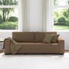 vidaXL 3-Sitzer-Sofa Braun 220x77x82 cm Stoff 4105180 Bild 3