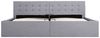 vidaXL Stauraumbett Hydraulisch Hellgrau Stoff, 180x200 cm Bild 3