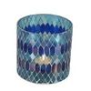 Marokkanisches Mosaik Windlicht Rayan Dunkelblau 2 er Set Bild 5