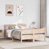 vidaXL Massivholzbett mit Kopfteil 120x190 cm Kiefer 3306321 Bild 3