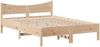 vidaXL Massivholzbett mit Kopfteil 120x190 cm Kiefer 3306321 Bild 5