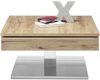 Couchtisch >MONROVIA< mit Stauraumfach, Asteiche furniert - 75x38x75 (BxHxT) Bild 5