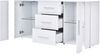 Merax Sideboard Kommode TV-Schrank, Lowboard, mit 16 Farben LED-Leuchten für Esszimmer Wohnzimmer,140*35*70cm Bild 5