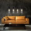 Hängelampe, Metall, Glas, rauch, schwarz, 4-Flammig, L 80 cm Bild 4