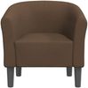 vidaXL Clubsessel Braun Stoff 356428 Bild 3