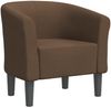 vidaXL Clubsessel Braun Stoff 356428 Bild 2